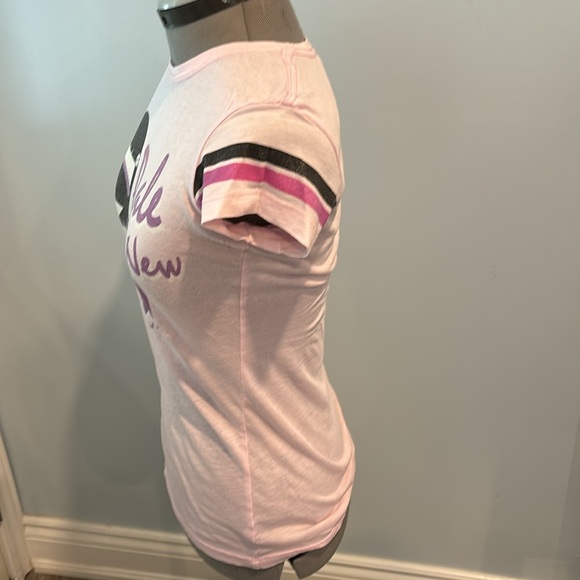 Women’s pink David and Goliath graphic print tee short sleeve sz small - Picture 2 of 6